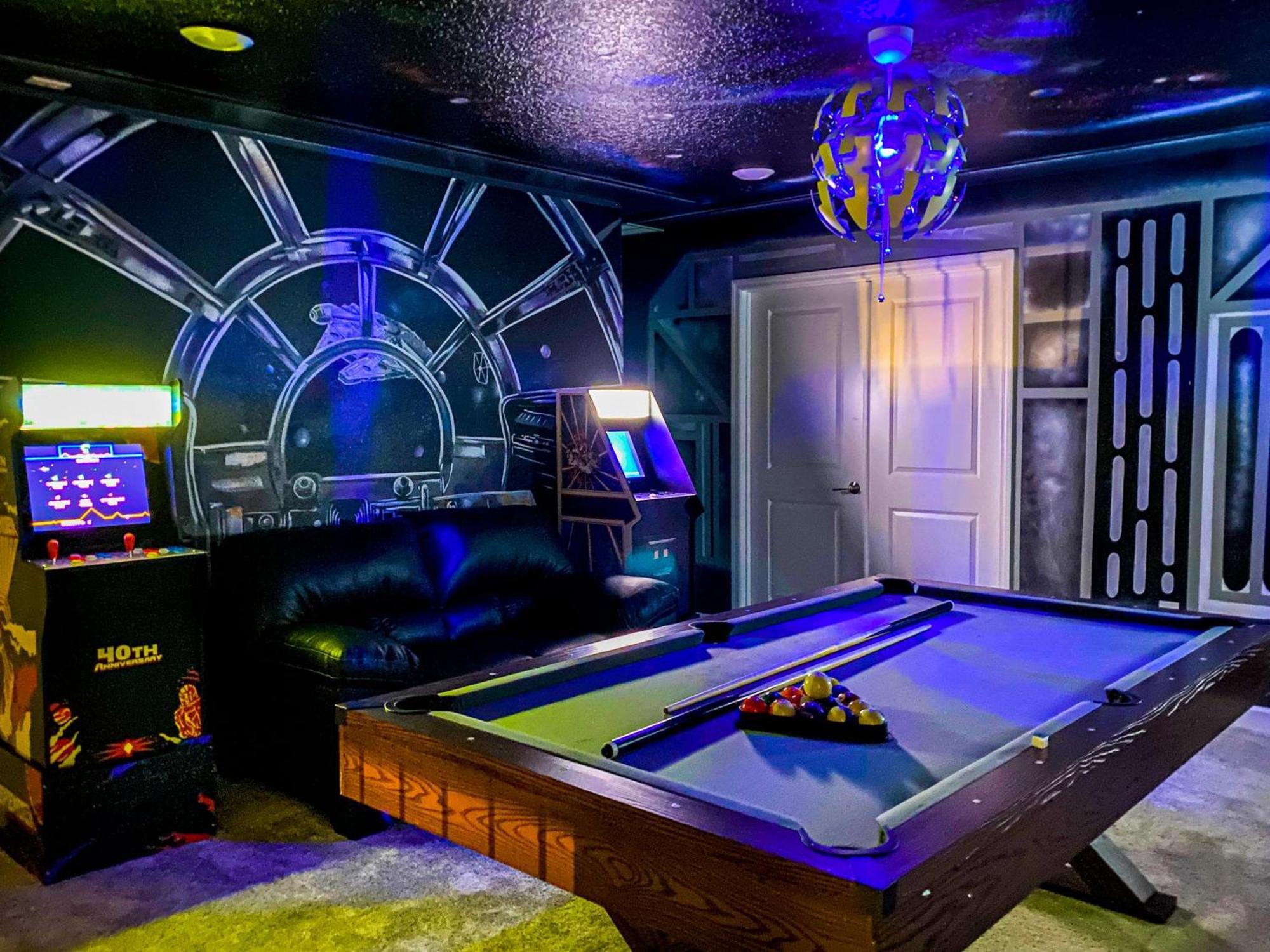 Magical Family Vacation Home Near Disney World At Storey Lake, Star Wars Gameroom, Pool, Theater, Mickey Slide, Sleeps Up To 28 คิสซิมมี ภายนอก รูปภาพ
