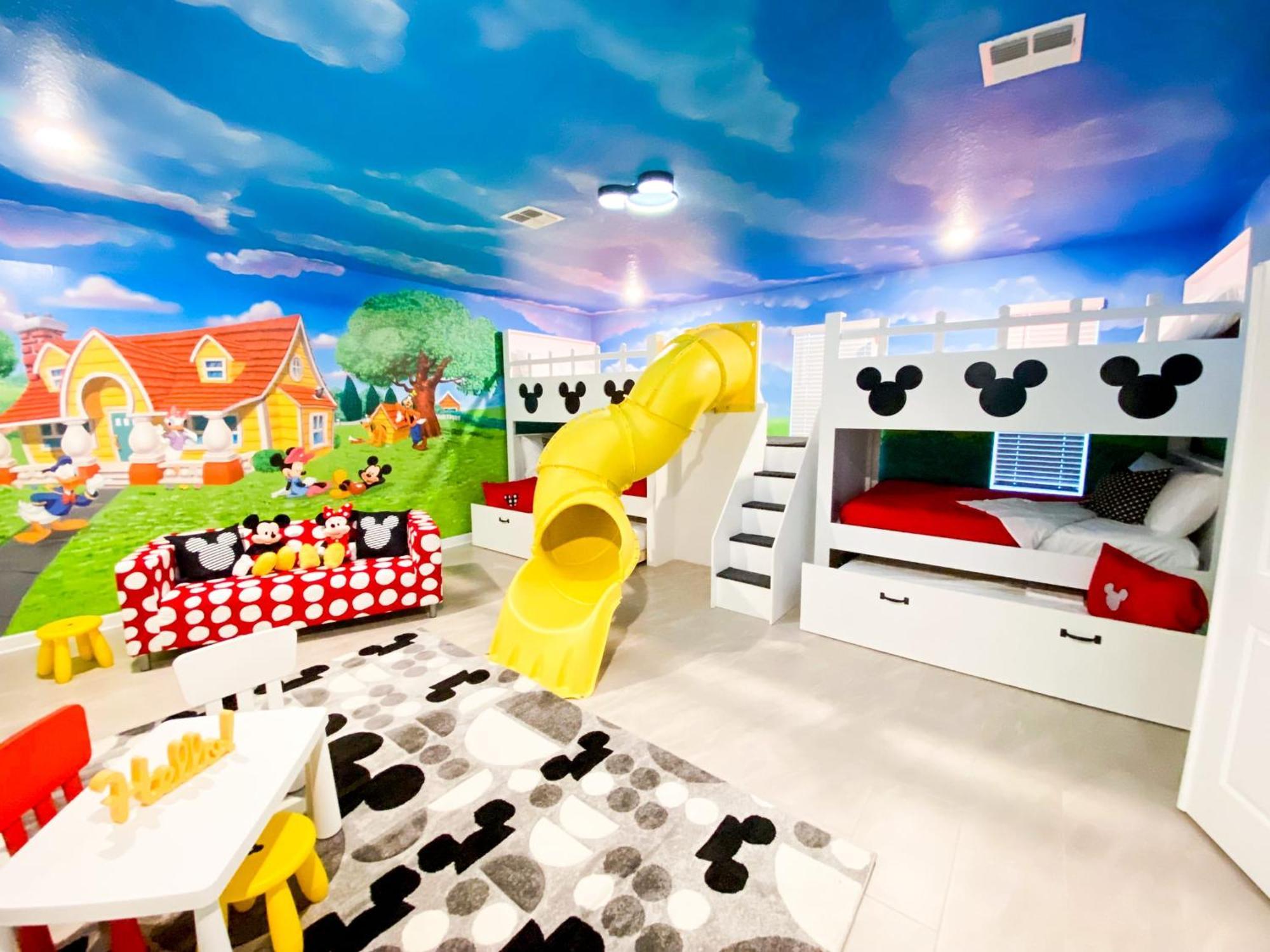 Magical Family Vacation Home Near Disney World At Storey Lake, Star Wars Gameroom, Pool, Theater, Mickey Slide, Sleeps Up To 28 คิสซิมมี ภายนอก รูปภาพ